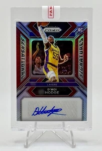 🔥 2023-24 Panini Prizm D’Moi Hodge #SS-HO Red Prizm ROOKIE AUTO/99 sellado - Imagen 1 de 2