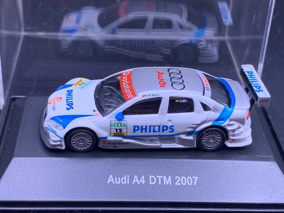 Schuco Modellismo Auto 1:87 H0 Audi A4 DTM 2007 Philips Bosch - Immagine 1 di 1