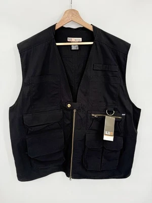 NEW 5.11 Tactical Series Taclite Vest Jacket Mens Size 2XL Black Utility - Image 1 of 4