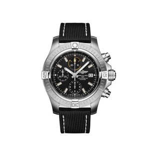 Breitling Avenger 45 Watch. Mens Chronograph Black Strap Ex-Display or Return - Picture 1 of 4