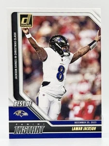 2024 Donruss Best of Instant #8 Lamar Jackson Baltimore Ravens - Picture 1 of 2