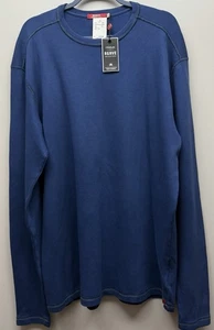 NUEVO Suéter Pullover Azul Manga Larga Agave Denim West Coast Lujo Talla XL - Imagen 1 de 8