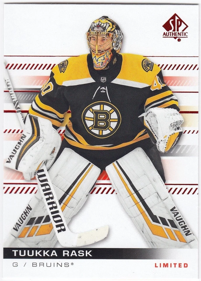 2019-20 Upper Deck SP Authentic Limited Red Parallel TUUKKA RASK #57 Bruins UD - Image 1 of 1