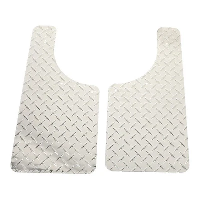 Genuine Mopar 2005-2009 Dodge Ram 1500 Rear Splash Guards Diamond Plate 82207837 - Image 1 of 3