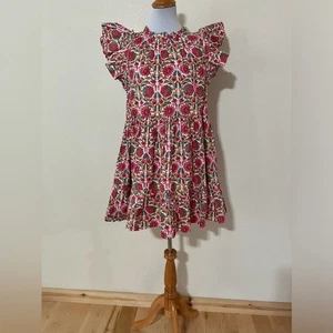 Caroline Constas NY Rosa Floral Fresa Mini Vestido Columpio Cambio NUEVO Mediano - Imagen 1 de 10