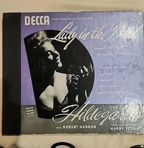 LADY IN THE DARK 78 rpm Album Set Decca HILDEGARDE-GERSHWIN vintage records - Picture 1 of 16