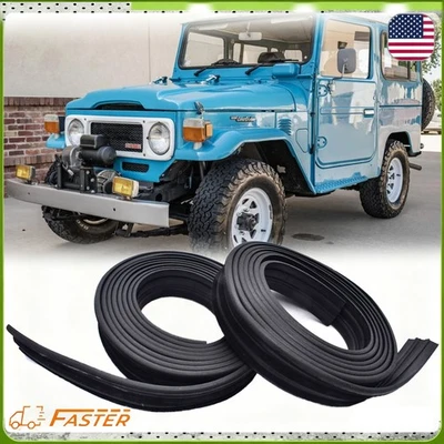 Para Toyota Land Cruiser FJ40 FJ45 HJ47 BJ40 Puerta Vidrio Corredor Sellado Resistente para la intemperie Foto 1 de 4
