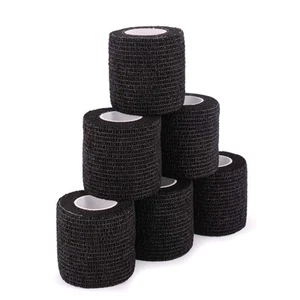 Camouflage Tape Wrap 5CM x 4.5M Camo Form (Pack of 6) (Black Camo) - Picture 1 of 6