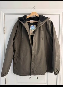 Giacca Carhartt WIP Coach con cappuccio taglia M nuova con etichette verde - vestibilità grande - Foto 1 di 6