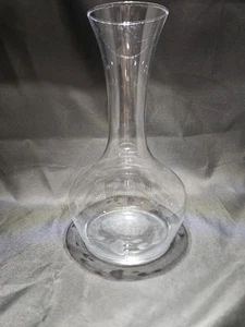 Vintage Princess House Crystal Heritage Wine Decanter Carafe 1980s Floral Etch - Picture 1 of 2