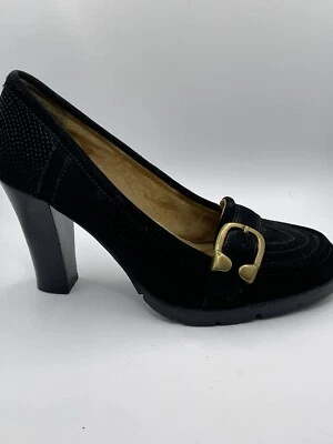 Zapatos de salón Michael Kors clásicos para mujer de gamuza negra talla 7,5 Foto 1 de 4