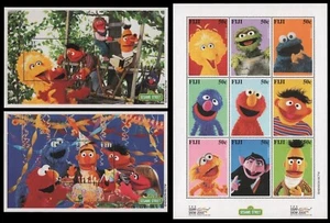 Fiji 2000 - Mi-Nr. 916-924 & Block 34-35 ** - Estampillada sin montar o nunca montada - Sesame Street - Imagen 1 de 1