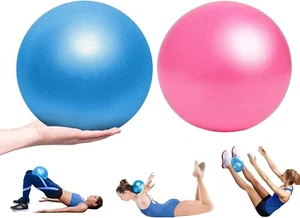 2 Pack 25cm Soft Pilates Ball, Exercise Ball, Mini Yoga Ball,for Workout - Picture 1 of 8