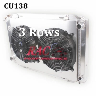 3 Row Foxbody Radiator Fans Shroud for 1979-1993 Ford Mustang 5.0L 2.3L AT/MT Foto 1 de 4