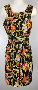 Vintage Kathie Lee Collection Romper - Size 10 - Tropical Floral Multicolor - Picture 1 of 14