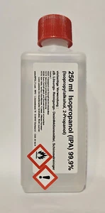 250 ml Isopropanol (IPA) Isopropylalkohol 99,9%, Reinigungs- Desinfektionsmittel - Bild 1 von 1