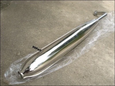 HONDA S90 CS90 90cc.   Хромированная выхлопная труба глушителя новая - Изображение 1 из 4