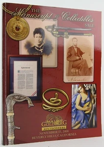 Space & Aviation / Manuscripts 2008 Goldberg Auctioneers Catalog Beverly Hills - Picture 1 of 7