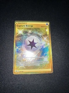 Juego de Cartas Coleccionables Pokémon Captura Energía 201/189 Oscuridad Ardiente Secreto Raro Dorado Casi Nuevo - Imagen 1 de 2