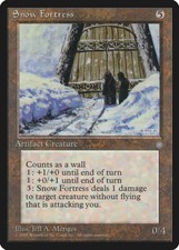 1 x Snow Fortress - Ice Age - LP - Magic The Gathering - MTG
