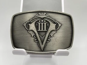 Vintage 3 Star Belt Buckle - Picture 1 of 8