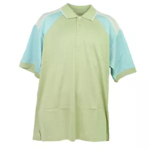 Red Jacket Collar Polo Green Blue Button Dress Shirt Mens Adult Short Sleeve - Picture 1 of 5