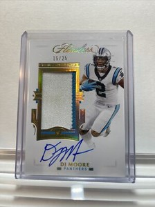 DJ Moore 2021 Panini Flawless Game Worn/Jersey Auto /25