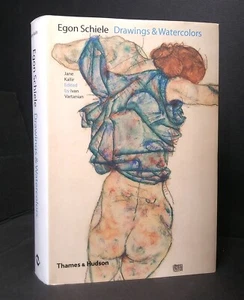 Art book EGON SCHIELE Drawings & Watercolors Jane Kallir expressionist artist NM - Picture 1 of 6