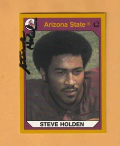 Steve Holden Arizona State Sun Devils AUTO Signed card Cleveland Browns 4Y - Picture 1 of 1