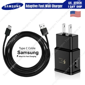 For Samsung Android Adaptive Fast Charger Kit with USB C/Type C Cable Wall Block - Picture 1 of 15