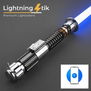 Metal Lightsaber NEO LED Pixel Xenopixel V3 board Star Wars 34 fonts - Obiwan - Picture 1 of 11