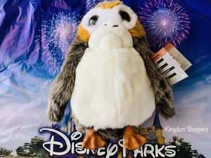 Peluche parlante Porg de títere parlante de los parques de Disney Star Wars Galaxy Edge nuevo con etiquetas - Imagen 1 de 3