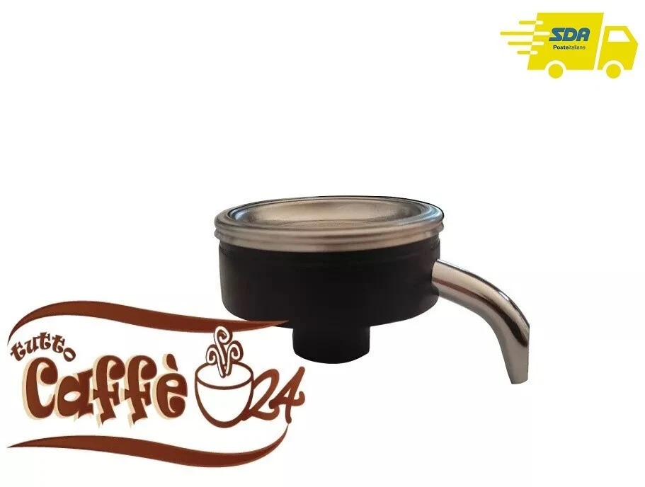 Porta Cialda Assemblato Ricambio Originale Spinel Completo Beccuccio Filtro - Immagine 1 di 1