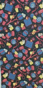 47" x 6" Sewing Notions Scissors bobbins NTT Fabric Traditions 1993 Face Masks - Picture 1 of 3
