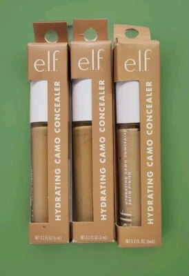 E.L.F. Elf Hydrating Camo Full Coverage Satin Concealer 84829 Medium Beige 3pcs - Image 1 of 2