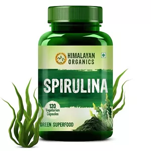 Himalayan Organics Herbal Ingredients Spirulina 2000mg Supplement Immunity Boost - Picture 1 of 5