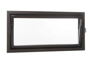 ACO 90x60cm Einfachglas Nebenraumfenster Kippfenster braun Kellerfenster Fenster - Bild 1 von 7