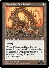 Magic the Gathering MTG Mirage Phyrexian Dreadnought - MODERATE PLAY (MP)