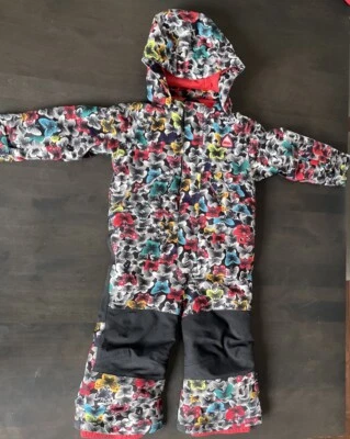 Burton Traje de Nieve Niños Pequeños 2T Multicolor Mariposa Invierno Una Pieza Foto 1 de 4