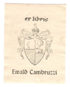 Ex-Libris Ewald Cambruzzi (136) - Bild 1 von 2