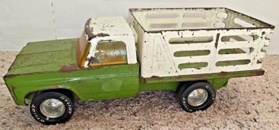 Vintage 1/24 Green Metal Nylint Farms Chevy Stake Truck Parts Repair - Image 1 of 4