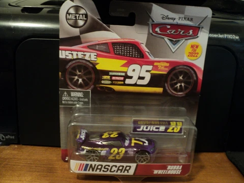 2022 DISNEY PIXAR CARS NASCAR BUBBA WHELLHOUSE TORQUEBERRY JUICE METAL Cover