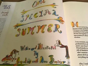 ONE SPECIAL SUMMER By Jacqueline & Lee Bouvier - 2006 hardcover & dust jacket - Foto 1 di 9