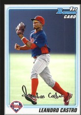 2010 Bowman Prospects Black Baseball Card #1-110 - Choose Your Card