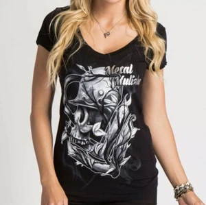Metal Mulisha Ladies Hazed Tee Size S - Picture 1 of 1