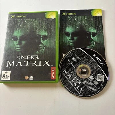 Enter The Matrix - Microsoft Xbox Original Game (PAL, 2003) Manual  Included - Image 1 of 4