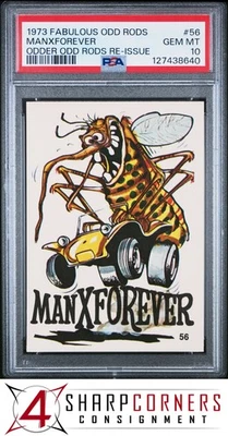 1973 FABULOUS ODD RODS-ODDER ODD RODS RE-ISSUE #56 MANXFOREVER POP 6 PSA 10 - Image 1 of 3