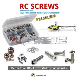 Kit de tornillos de acero inoxidable RCScrewZ alg013 para Align Trex 600 ESP | KIT - Imagen 1 de 15