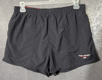 Bañador Polo Sport RL para hombre forrado de malla bolsillos negros talla XL (32W-34Wx3,5L) Foto 1 de 4