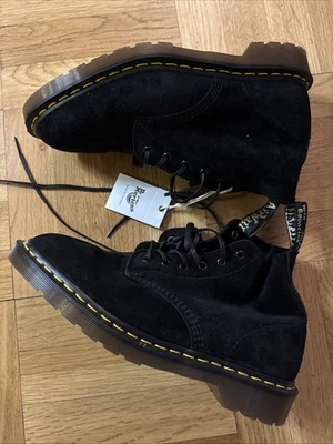 Dr. Martens 101 Made In England C.F. Steads Boots Black Desert Suede Mens Sz 9 - Image 1 of 4
